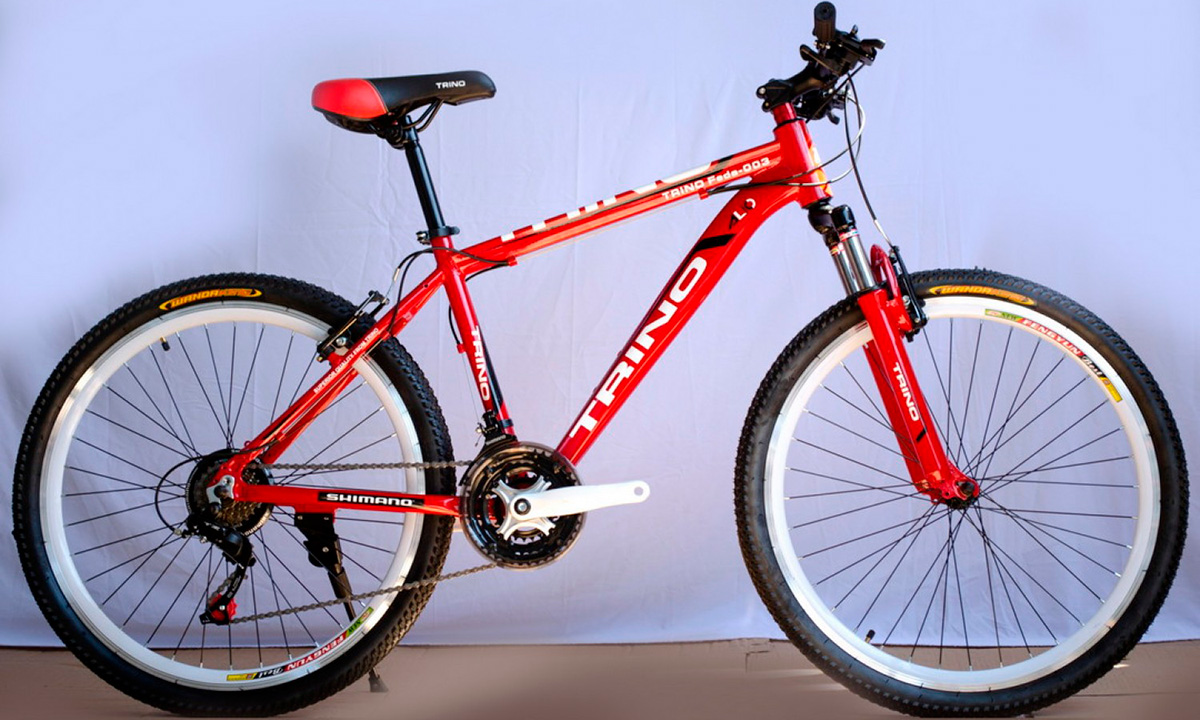 Фотография Велосипед TRINO Feda VBR 26" (2021) 2021 Red